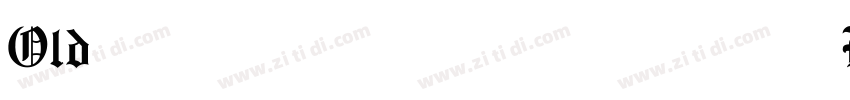Old English Text字体转换